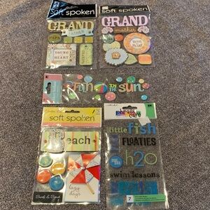 Scrapbook Stickers Set